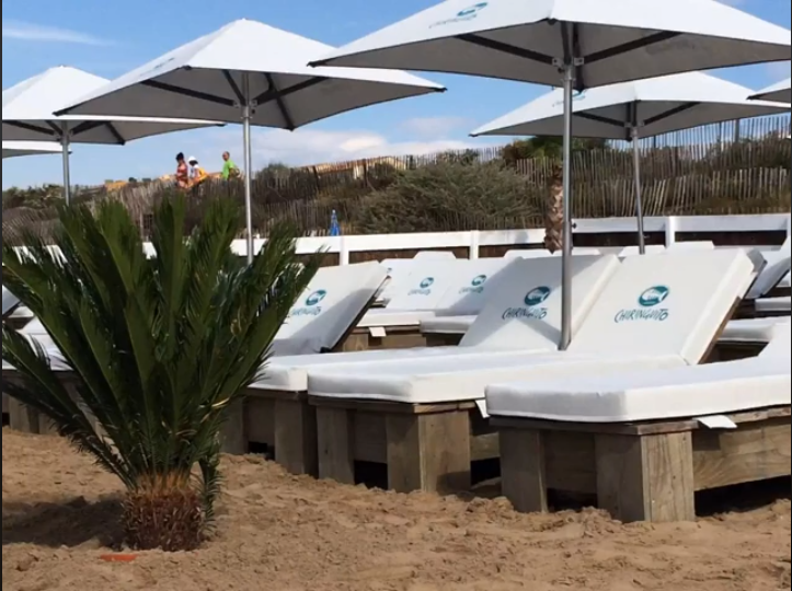 Beds simples pour plage privée hôtels et maison d'hôtes - Mousses Etoiles